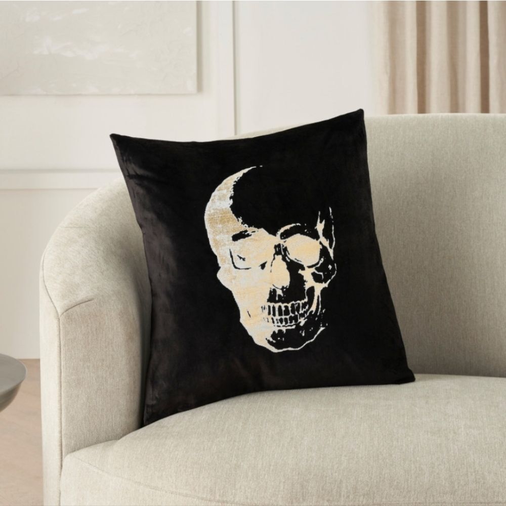Dormify Mina Victory Sofia Metallic Skull Accent Throw‎ Pillow Set